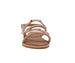 bebe Girl's Fashion Sandals - Dressy Shoes with Tiny Fruit Charms and Raffia Embossed Accents