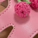 bebe Toddler Girl's Fashion Sandals - Dressy Shoes with Crochet Fruit Details