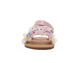 bebe Toddler Girl's Fashion Sandals - Dressy Shoes with Ruffle Detail and bebe Mix Beads