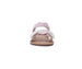 bebe Toddler Girl's Fashion Sandals - Dressy Shoes with Braided Strap and Flower Applique