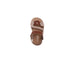 bebe Toddler Girl's Fashion Sandals - Dressy Shoes with Braided Strap and Flower Applique