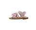 bebe Toddler Girl's Sandals – Fashion Flat Sandals, Cute Summer Shoes for Little Girls with Flower and Braided Strap