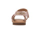 bebe Toddler Girl's Fashion Sandals - Dressy Shoes with Braided Detail and Flower Applique