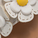 bebe Toddler Girl's Fashion Sandals - Dressy Shoes with Braided Detail and Flower Applique