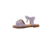bebe Toddler Girl's Fashion Sandal with Flower Medallion and Hanging "b" Charm - Comfy Dressy Shoes