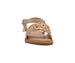 bebe Toddler Girl's Fashion Sandal with Flower Medallion and Hanging "b" Charm - Comfy Dressy Shoes