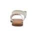 bebe Toddler Girl's Fashion Sandal with Flower Medallion and Hanging "b" Charm - Comfy Dressy Shoes