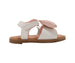 bebe Toddler Girl's Fashion Sandal - Comfy Dressy Shoes with Puffy Bow and Hanging Charm
