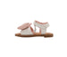 bebe Toddler Girl's Fashion Sandal - Comfy Dressy Shoes with Puffy Bow and Hanging Charm