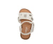 bebe Toddler Girl's Fashion Sandals - Dressy Shoes with Decorative Metal Charm