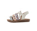 bebe Toddler Girl's Fashion Sandals - Dressy Shoes with Decorative Metal Charms