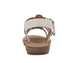 bebe Toddler Girl's Fashion Sandals - Dressy Shoes with Decorative Metal Charms