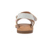 bebe Toddler Girl's Fashion Sandals - Dressy Shoes with Glitter Braid and Bracelet Accent