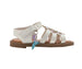bebe Toddler Girl's Fashion Sandals - Dressy Shoes with "rs" Logo and Hanging Charms