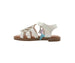 bebe Toddler Girl's Fashion Sandals - Dressy Shoes with "rs" Logo and Hanging Charms