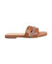 bebe Women's Fashion Sandal with Rhinestone Detail and bebe Rivet