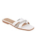 bebe Women's Fashion Sandal with Rhinestone Detail and bebe Rivet