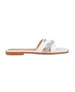 bebe Women's Fashion Sandal with Rhinestone Detail and bebe Rivet