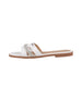 bebe Women's Fashion Sandal with Rhinestone Detail and bebe Rivet