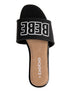 bebe Women's Stylish and Comfortable Fashion Sandal with Rubber Bebe Logo