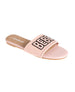 bebe Women's Stylish and Comfortable Fashion Sandal with Rubber Bebe Logo