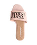 bebe Women's Stylish and Comfortable Fashion Sandal with Rubber Bebe Logo