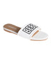 bebe Women's Stylish and Comfortable Fashion Sandal with Rubber Bebe Logo