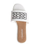 bebe Women's Stylish and Comfortable Fashion Sandal with Rubber Bebe Logo