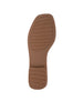 bebe Women's Fashion Sandal with Double B Hardware and Repeat Logo Sock Lining