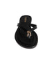 bebe Women's Fashion Sandal with Double B Dangle Charm