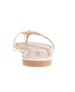 bebe Women's Fashion Sandal with Double B Dangle Charm