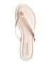 bebe Women's Fashion Sandal with Double B Dangle Charm