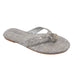bebe Women’s Flat Sandals – Cute Summer Sandals for Women, Stylish Beach Shoes and Flats