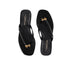 bebe Women's Sandals - Cute Flat Sandals for Women, Casual Shoes with Bow Charm