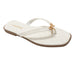 bebe Women's Sandals - Cute Flat Sandals for Women, Casual Shoes with Bow Charm