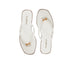 bebe Women's Sandals - Cute Flat Sandals for Women, Casual Shoes with Bow Charm
