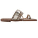 bebe Women’s Sandals – Embellished Toe-Loop Flat Sandals with Charm Chain Detail