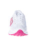 bebe Girls Sneaker with Embellished Heart Patch