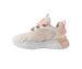 bebe Girl's Jogger Sneakers with Multi Material Upper and Glow in the Dark Accents
