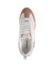 bebe Women's Sneaker with Lurex Upper and bebe Rhinestone Hardware
