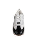 bebe Women's Sneaker with Lurex Upper and bebe Rhinestone Hardware