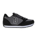 bebe Women's Sneaker with Embellised Upper and Dangle Charm