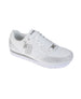 bebe Women's Sneaker with Embellised Upper and Dangle Charm