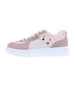bebe Women's Sneaker with bebe Hardware, Novelty Charms, Heart Print