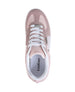 bebe Women's Sneaker with bebe Hardware, Novelty Charms, Heart Print