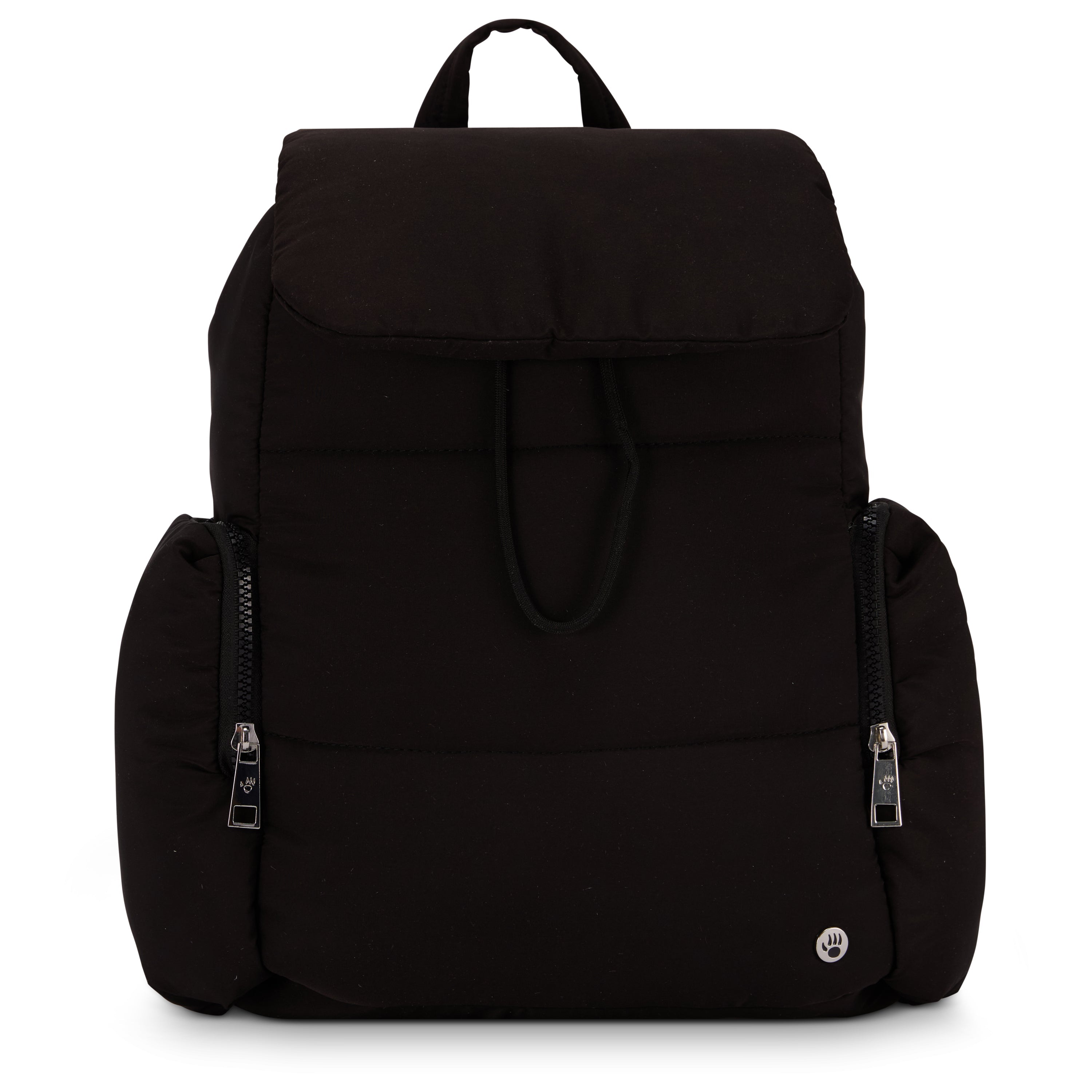 15 laptop backpack womens Bearpaw Women’s Backpack – Puffy Quilted Top Open Backpack for Women, Laptop Bag for Work & Travel