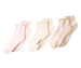 Dearfoams Women's Lettuce Cuff Ruffle Anklet Socks 3-Pack