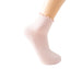 Dearfoams Women's Lettuce Cuff Ruffle Anklet Socks 3-Pack