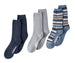Dearfoams Men's Cushioned Crew Socks 3-Pack