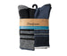 Dearfoams Men's Cushioned Cotton Crew Socks 6 Pack